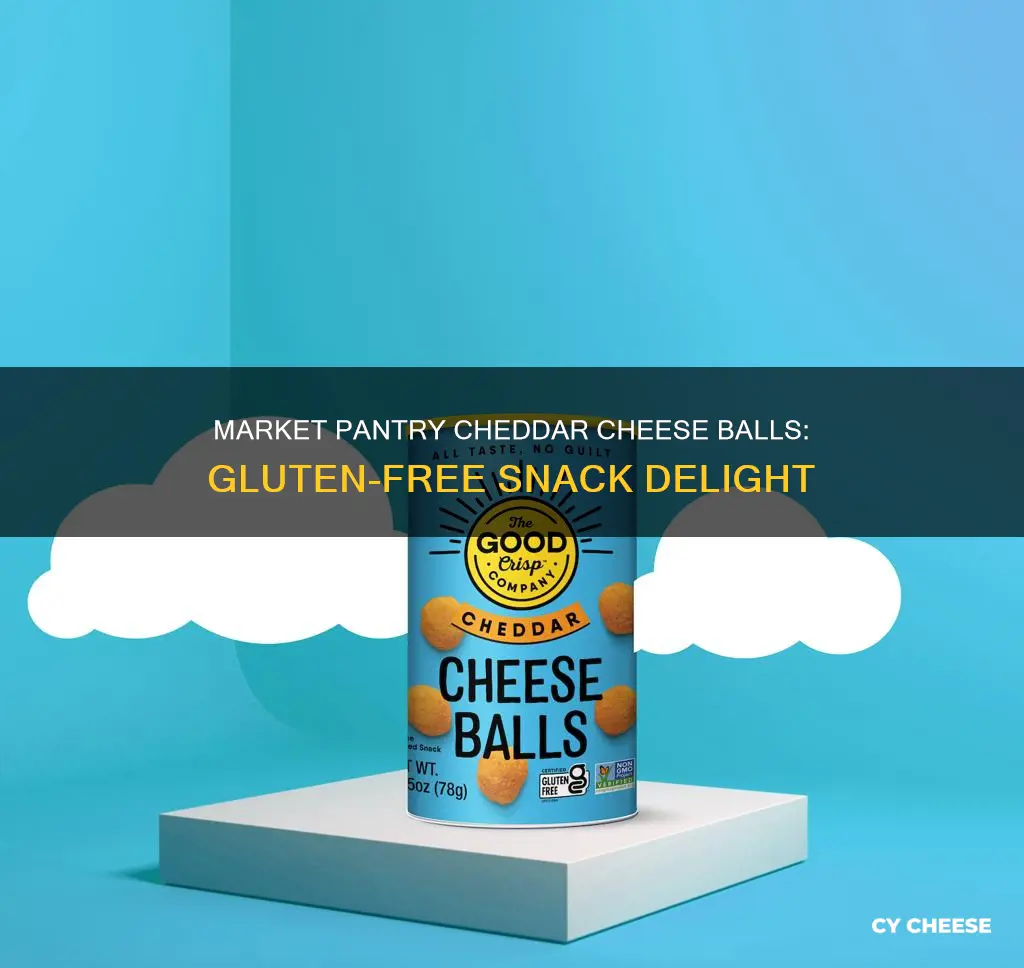 are market pantry cheddar cheese balls gluten free