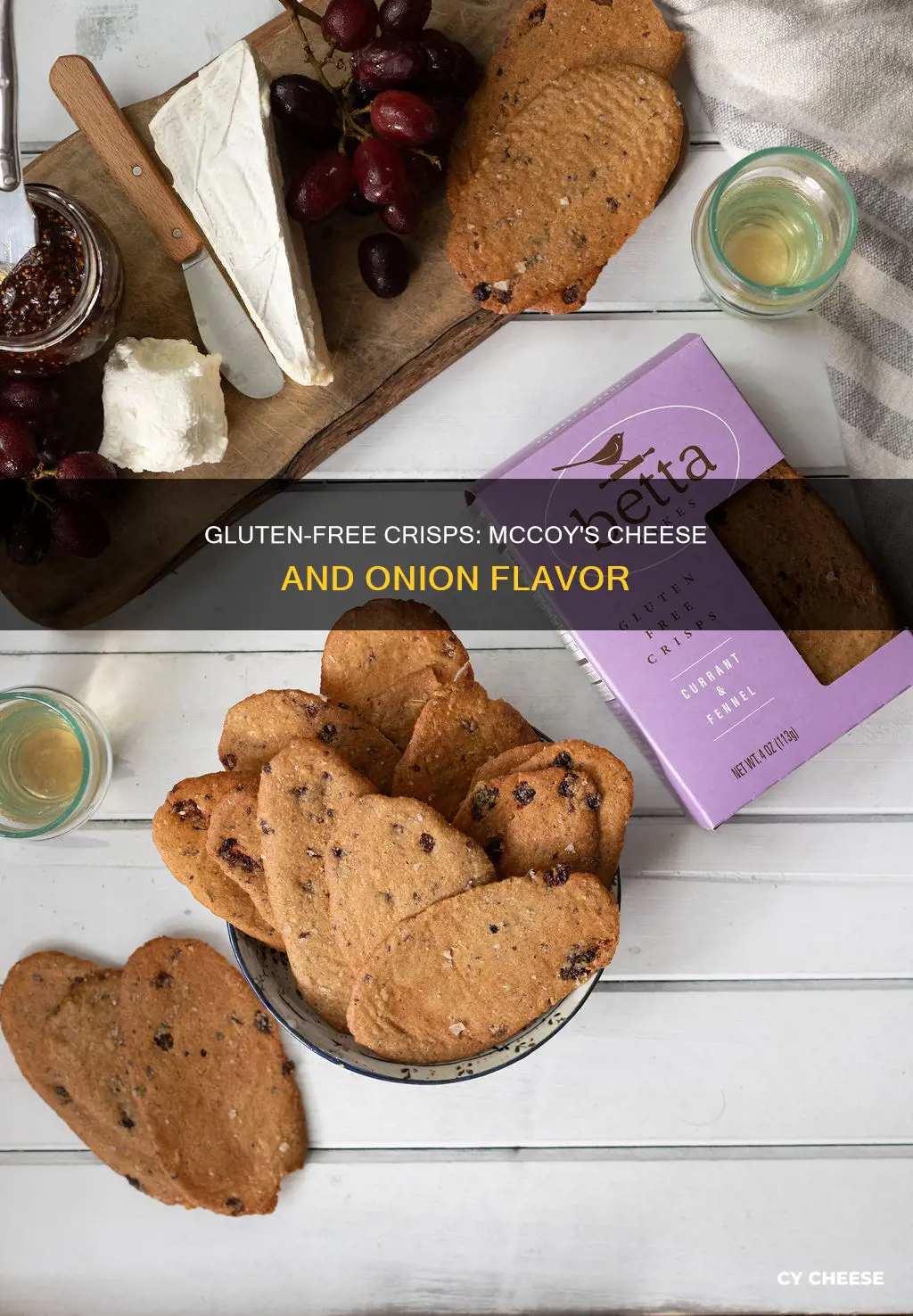 are mccoys cheese and onion crisps gluten free