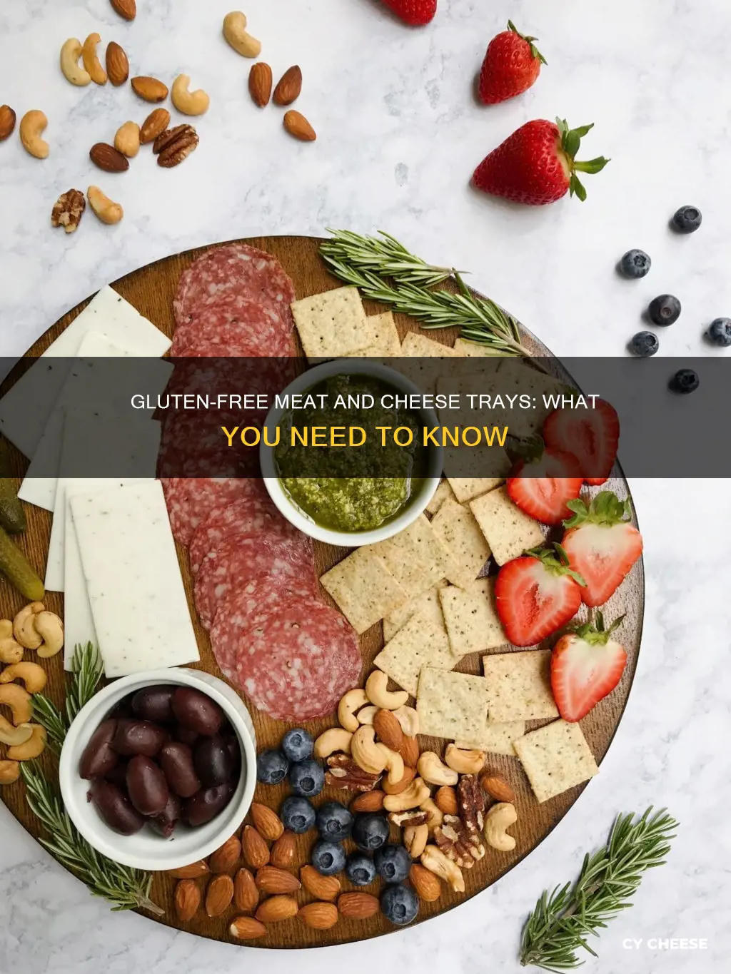 are meat and cheese trays gluten free