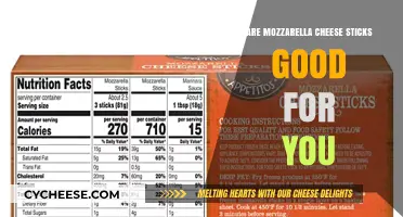 Mozzarella Cheese Sticks: Healthy Snack or Guilty Pleasure?