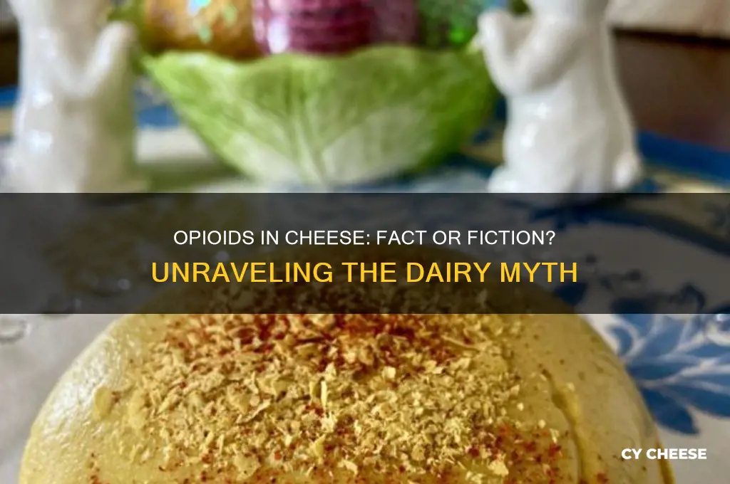 are opiods in cheese