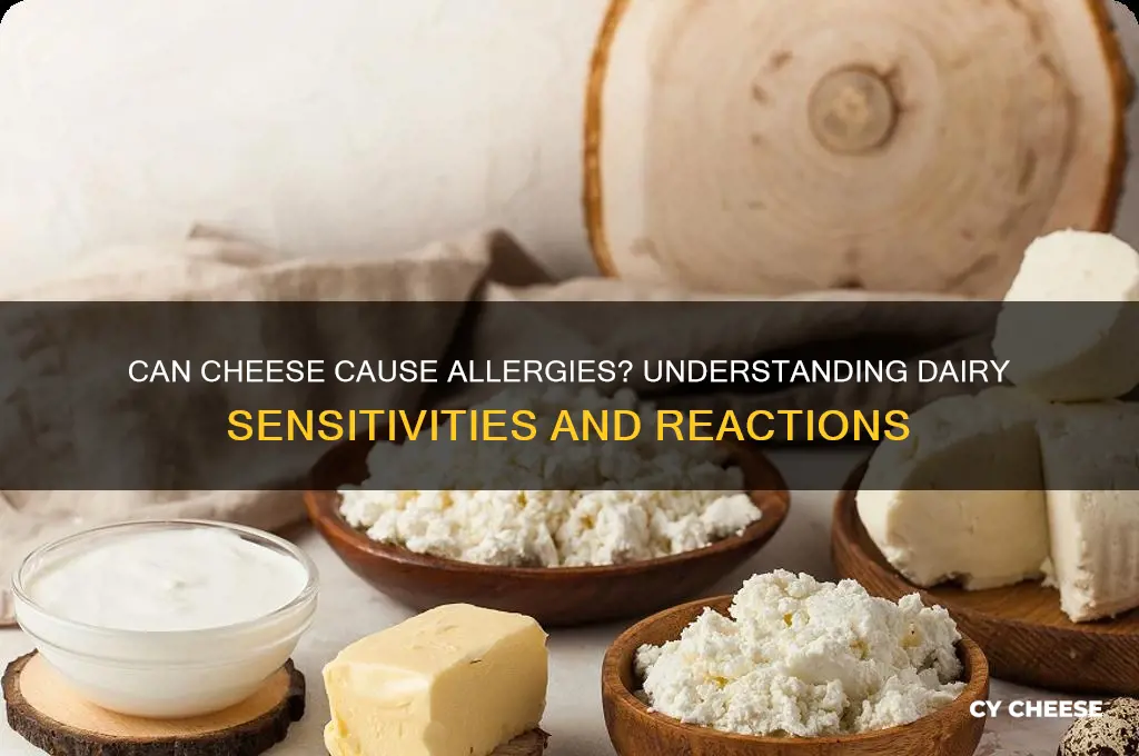 are people allergic to cheese