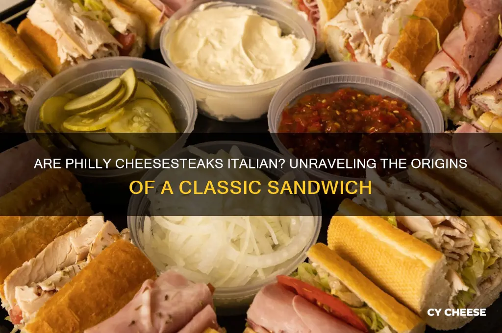 are philly cheese steaka otalian