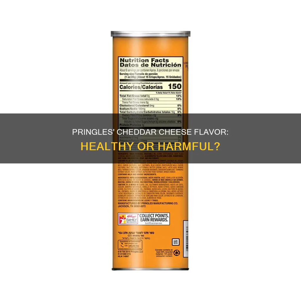 are pringles cheddar cheese bad for you