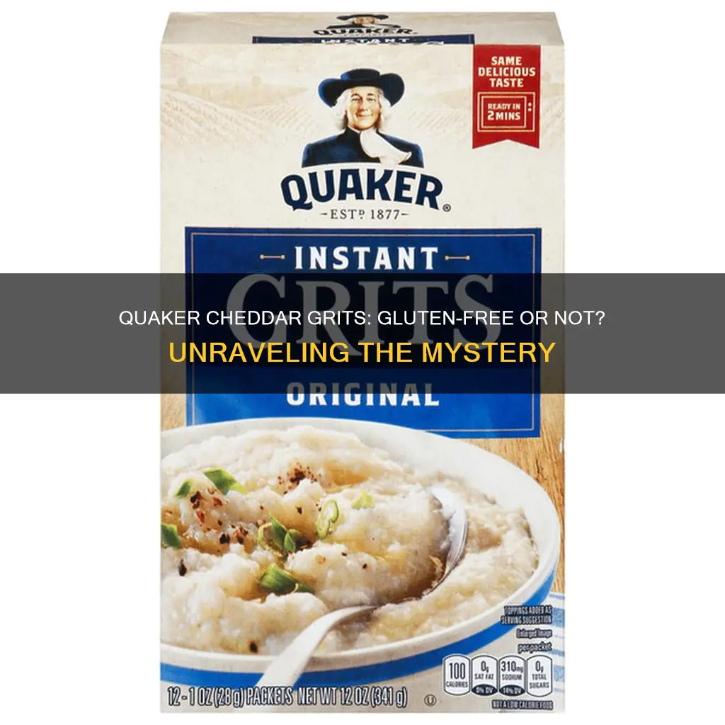 are quaker cheddar cheese grits gluten free