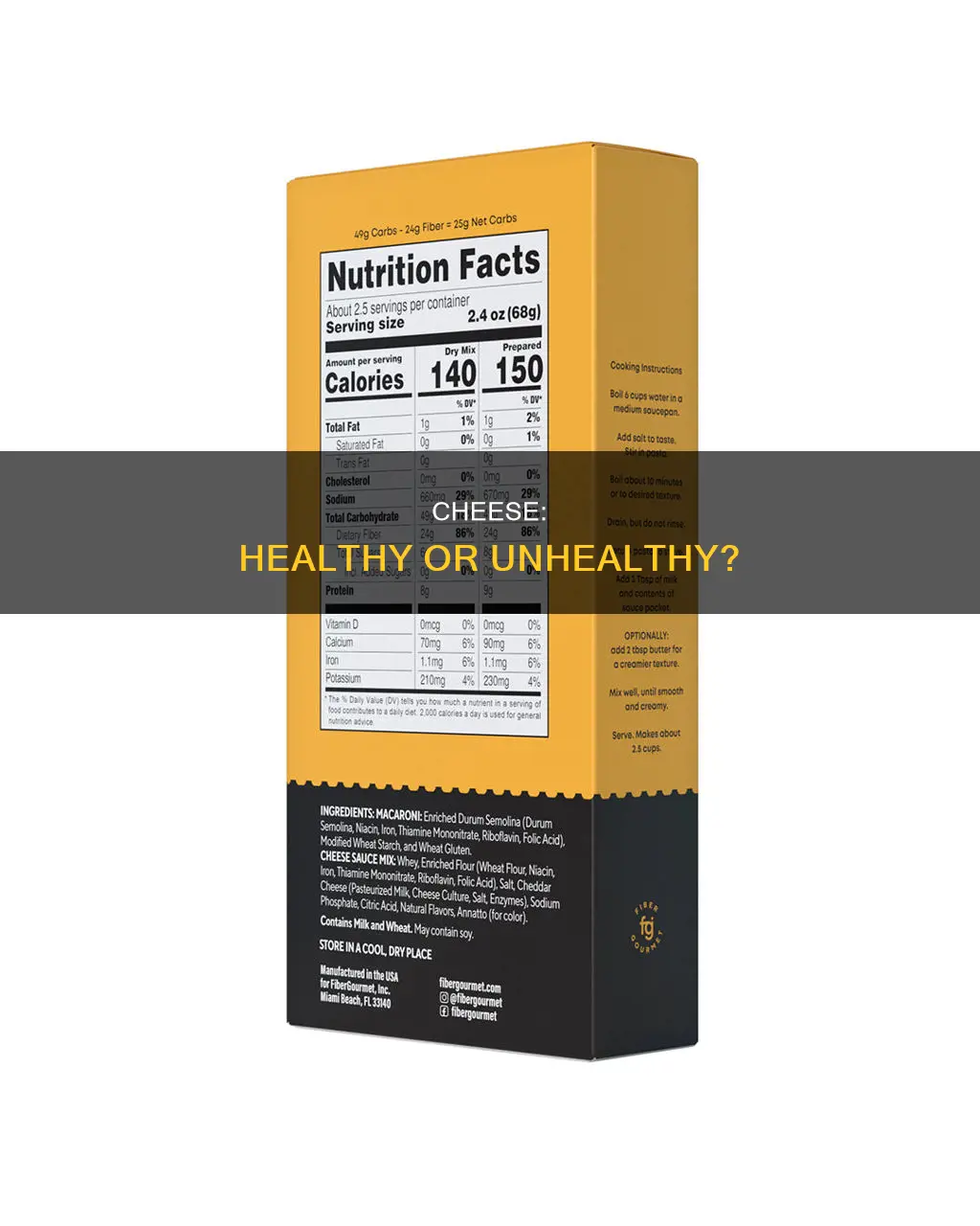 are real cheeses bad for you