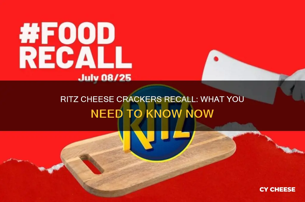 are ritz cheese crackers recall