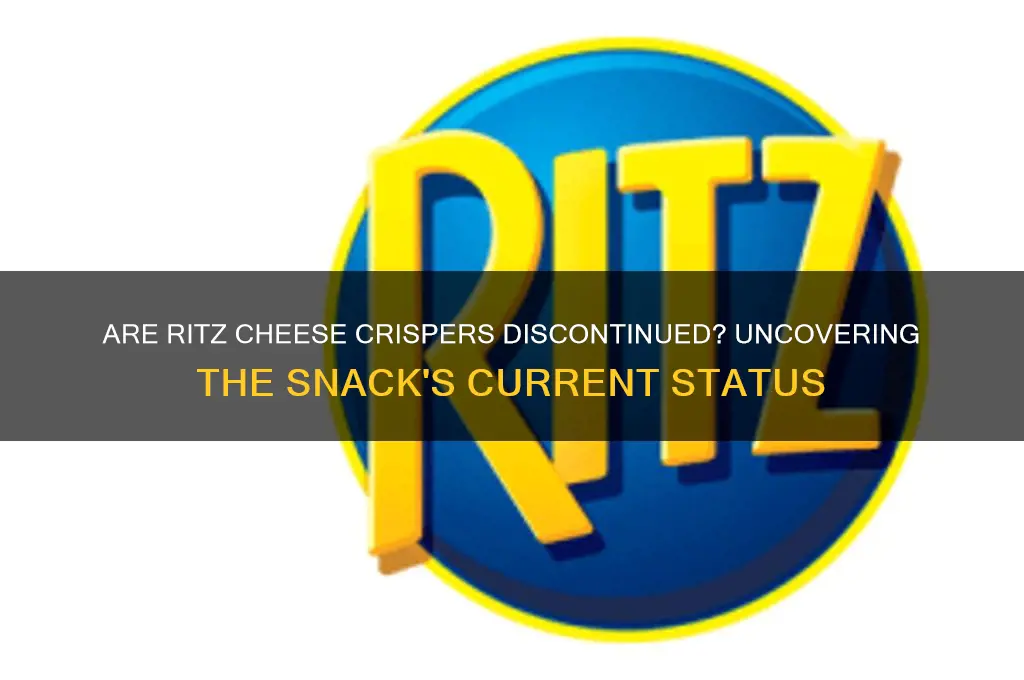 are ritz cheese crispers discontinued
