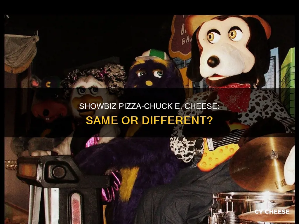 are showbiz pizza and chuck e cheese the same