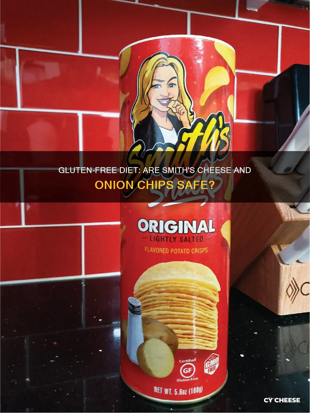 are smiths cheese and onion chips gluten free