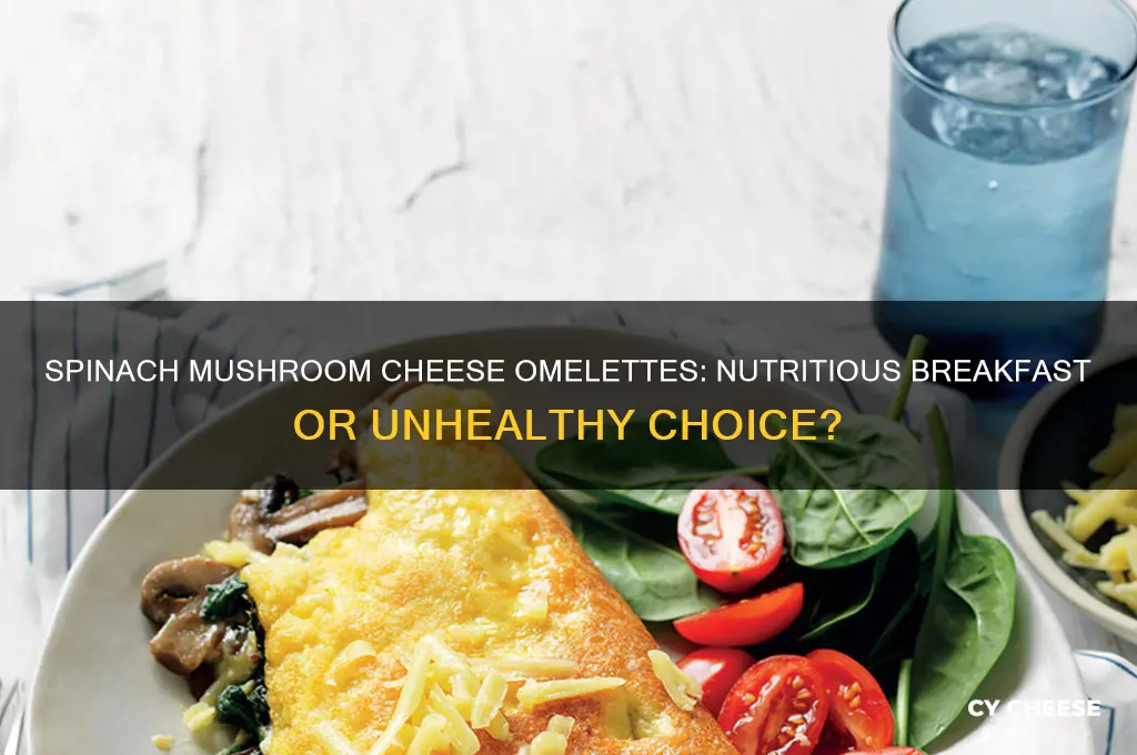 are spinach mushroom cheese omelettes good for you