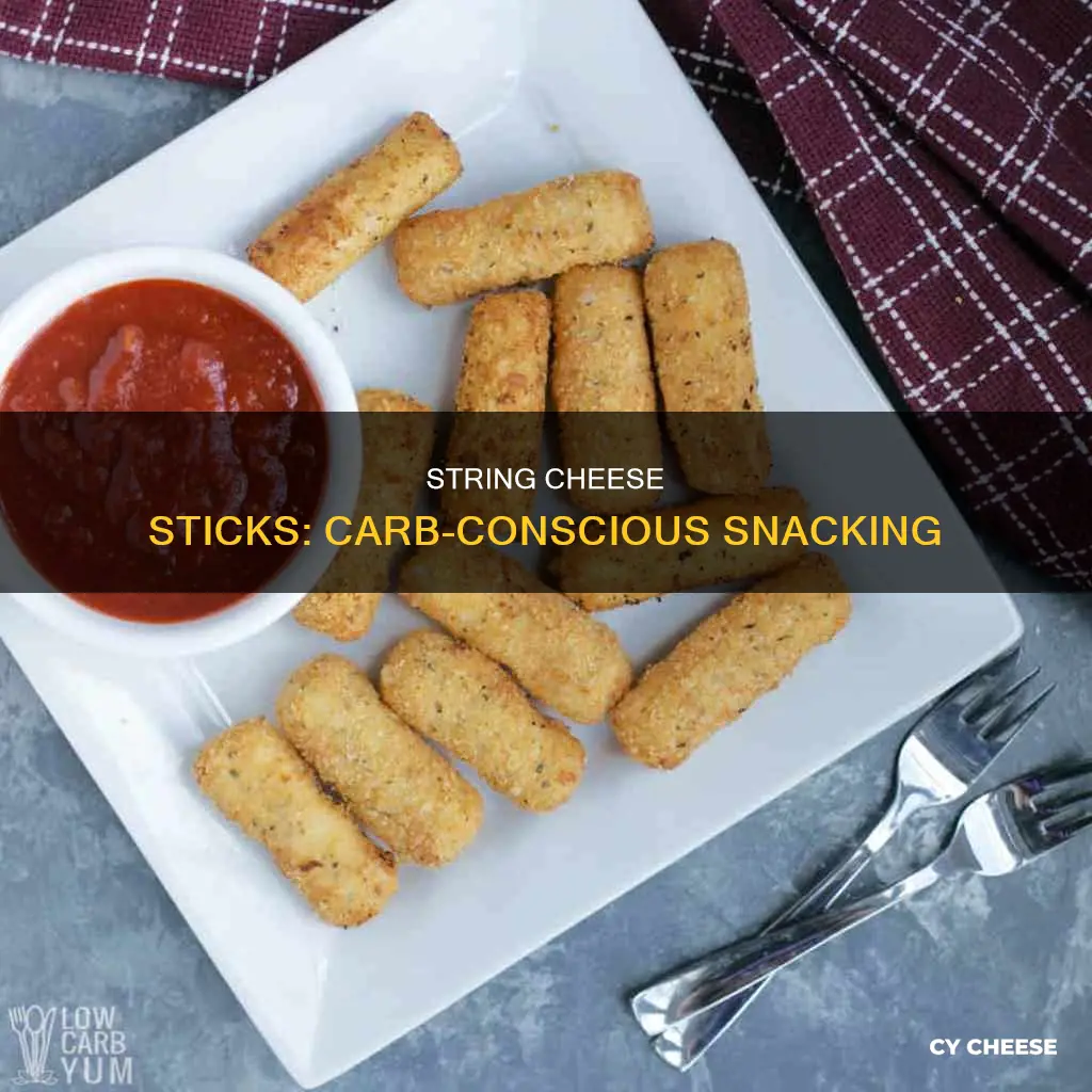 are string cheese sticks low on carbs