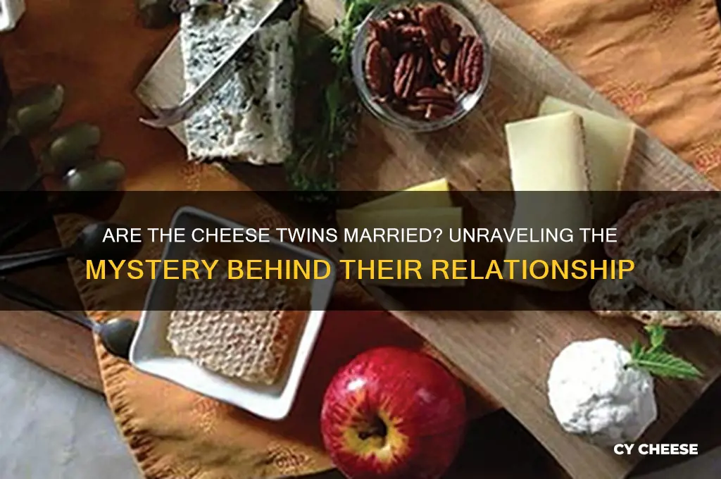 are the cheese twins married