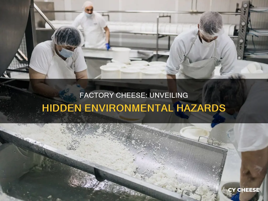 are there any environmental hazardous outputs from factory made cheese