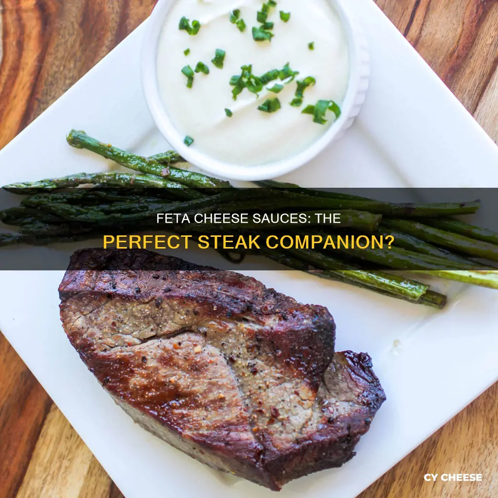 are there any sauces for steak that have feta cheese