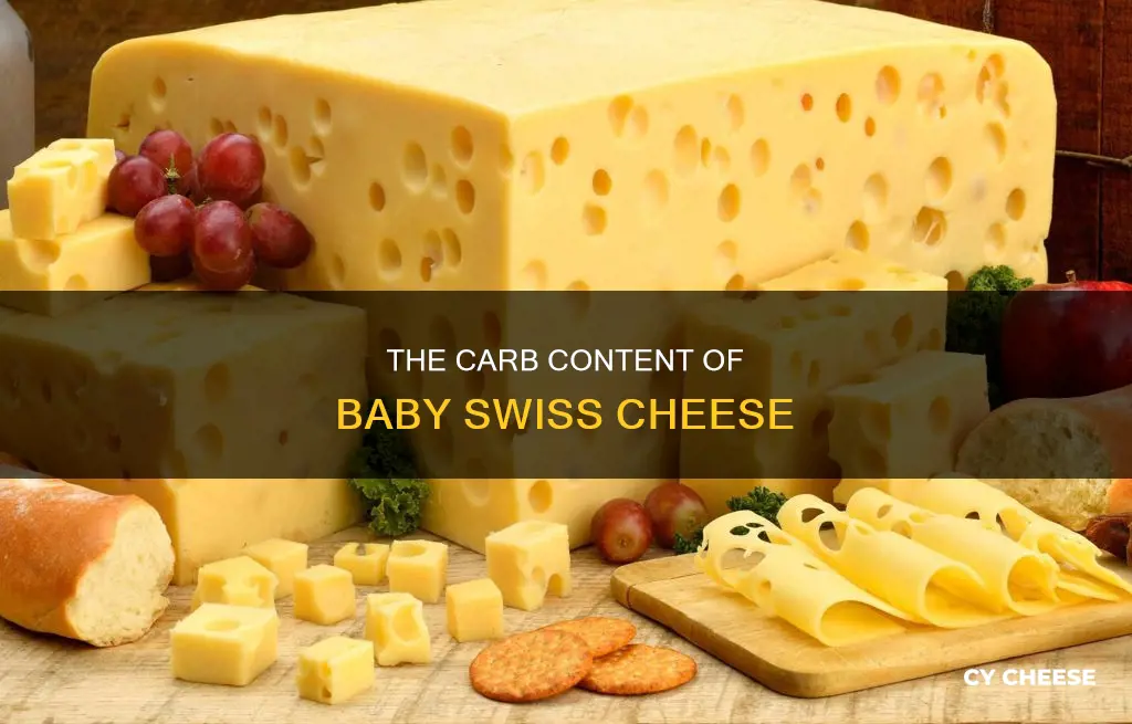 are there carbs in baby swiss cheese