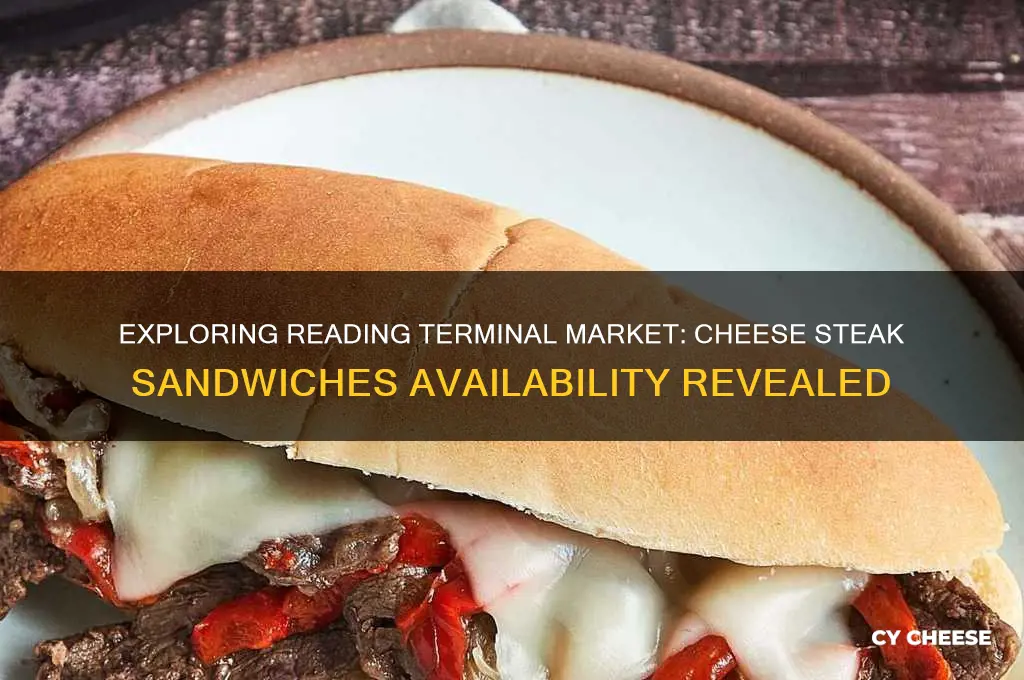 are there cheese steak sandwiches in the reading market