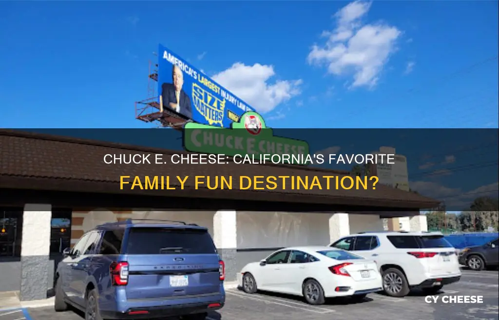 are there chuck e cheese in california