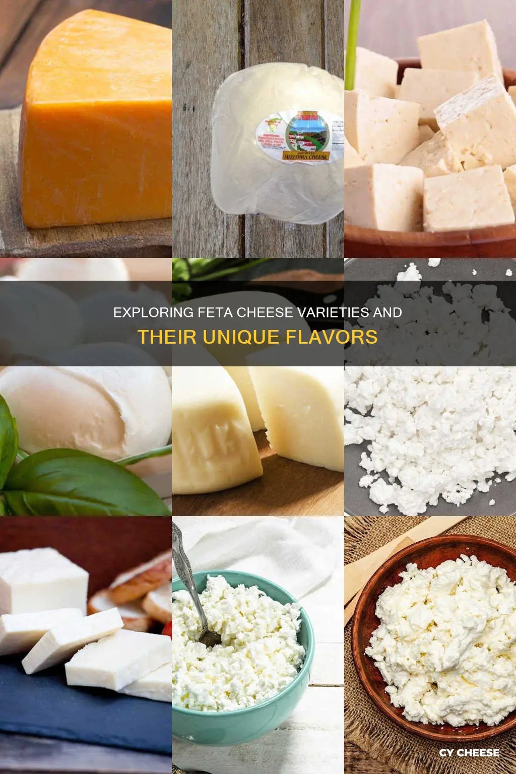 are there different types of feta cheese