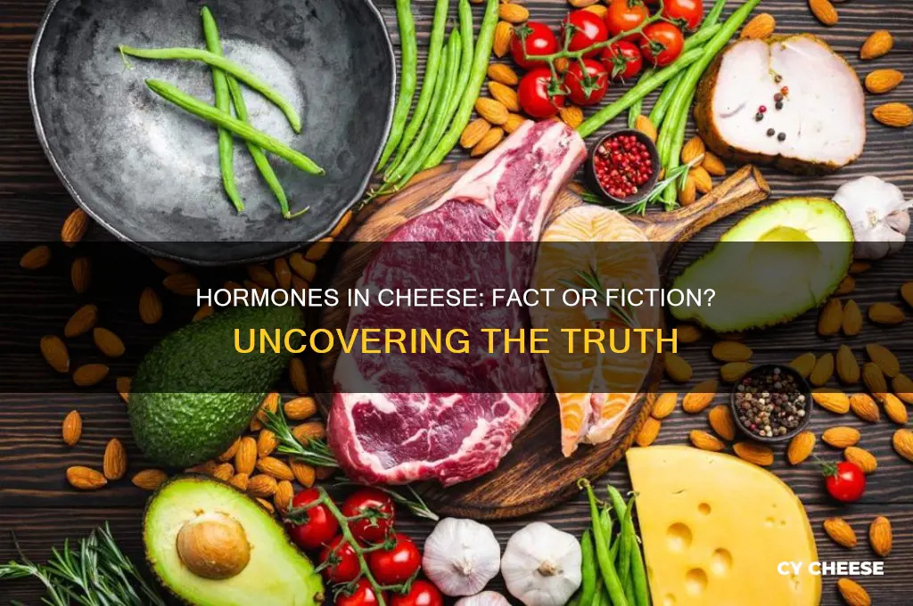 are there hormones in cheese