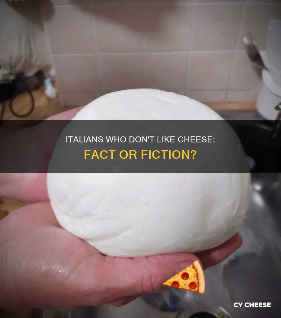 are there italians who dont like cheese