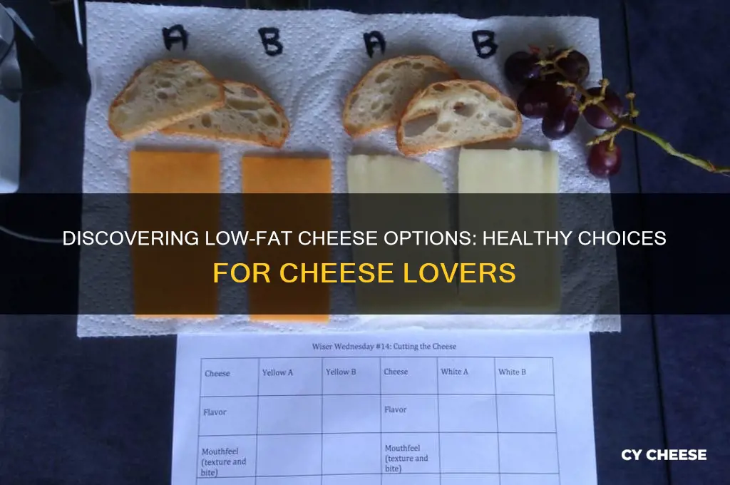 are there low-fat cheeses