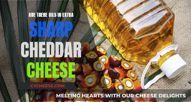 Sharp Cheddar Cheese: Does Oil Content Affect Taste?