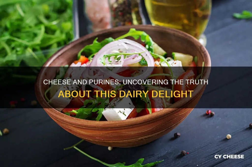 are there purines in cheese