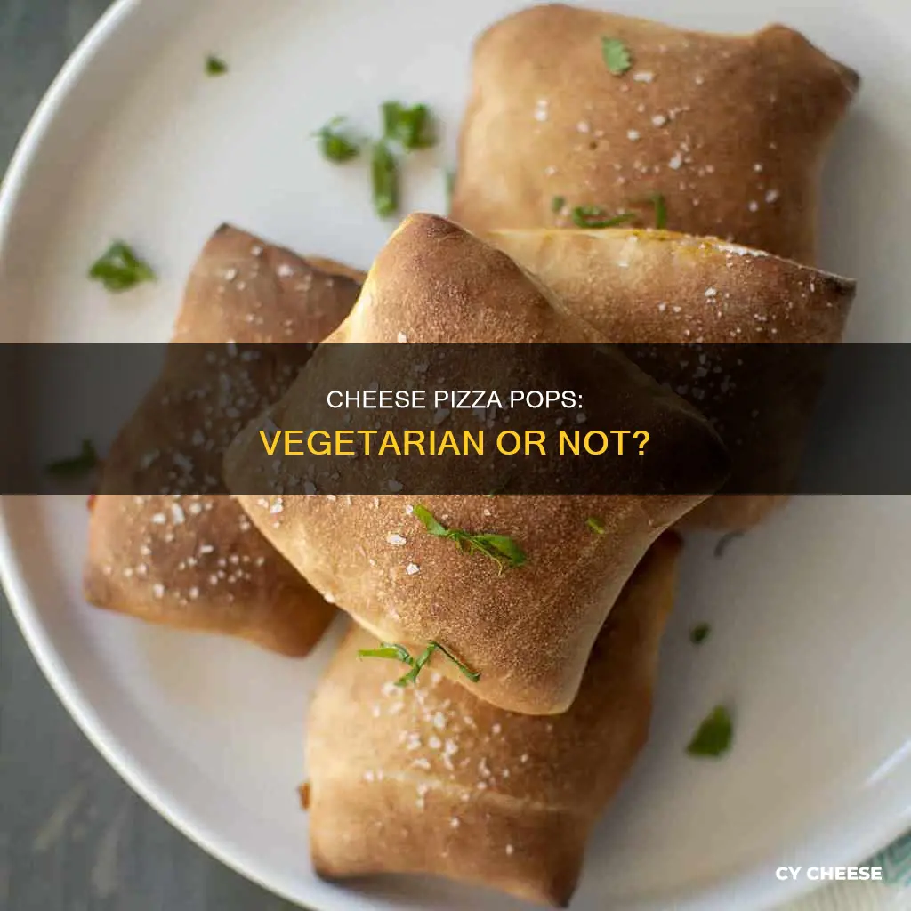are three cheese pizza pops vegetarian