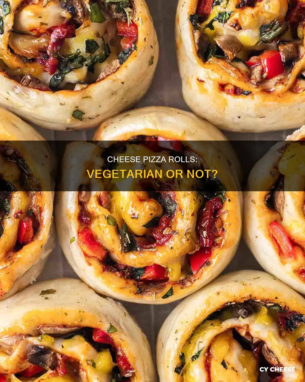 are triple cheese pizza rolls vegetarian
