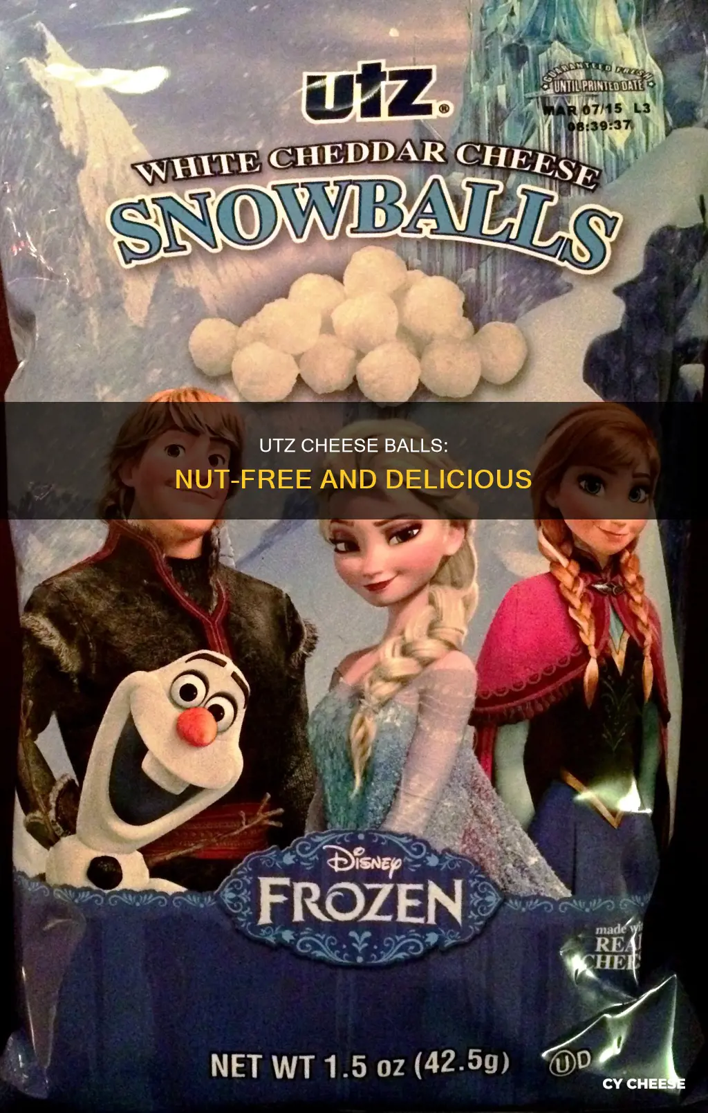 are utz cheese balls nut free