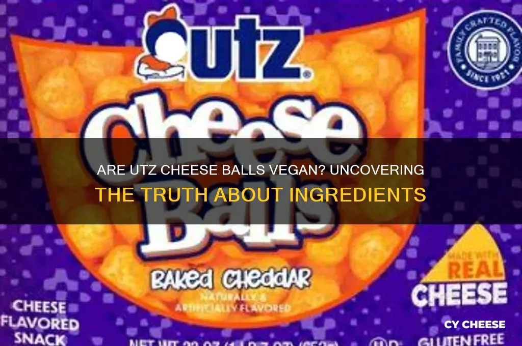 are utz cheese balls vegan