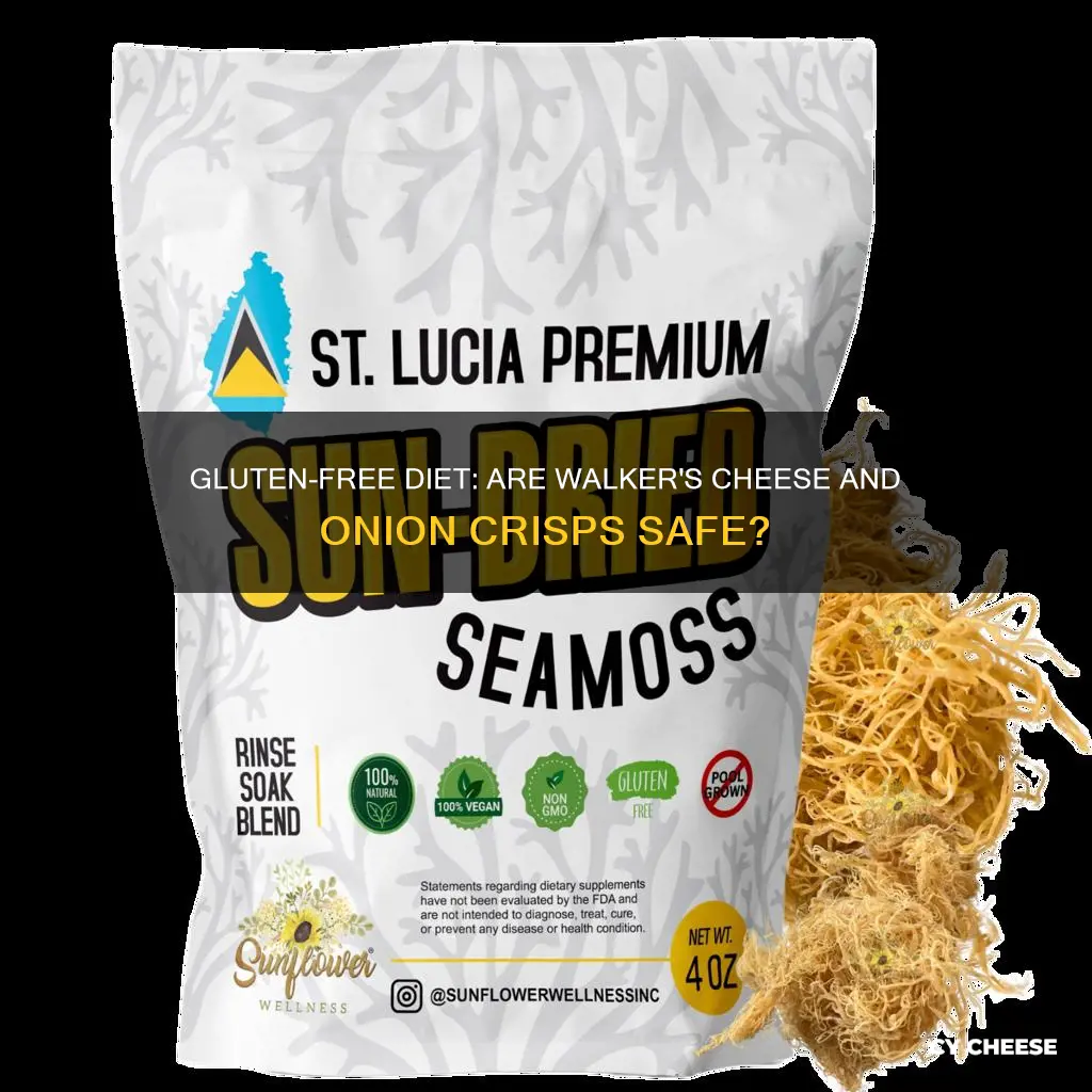 are walkers cheese and onion crisps gluten free