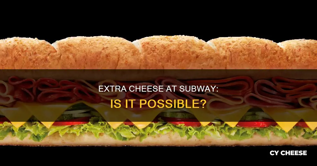 could you get extra cheese at subway