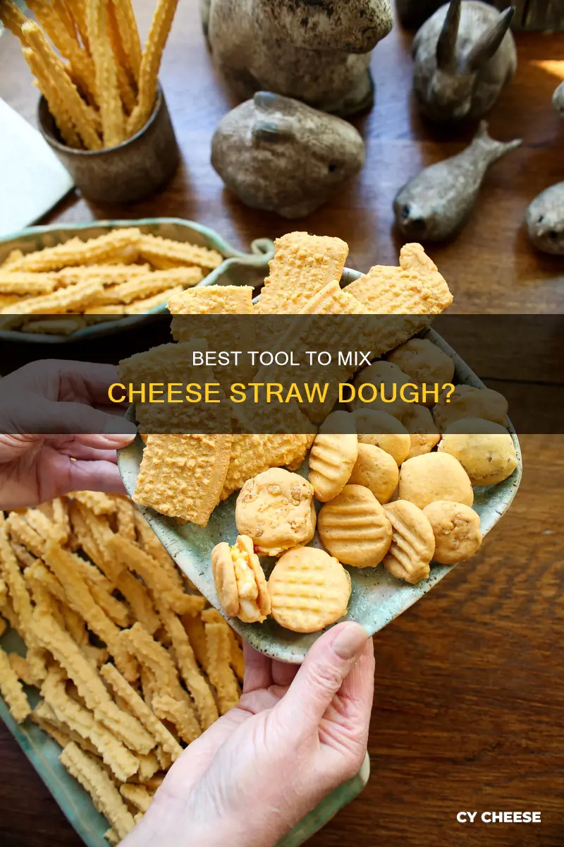 could you use dough hooks to mix cheese straw dough