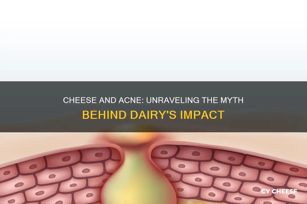 did cheese cause acne