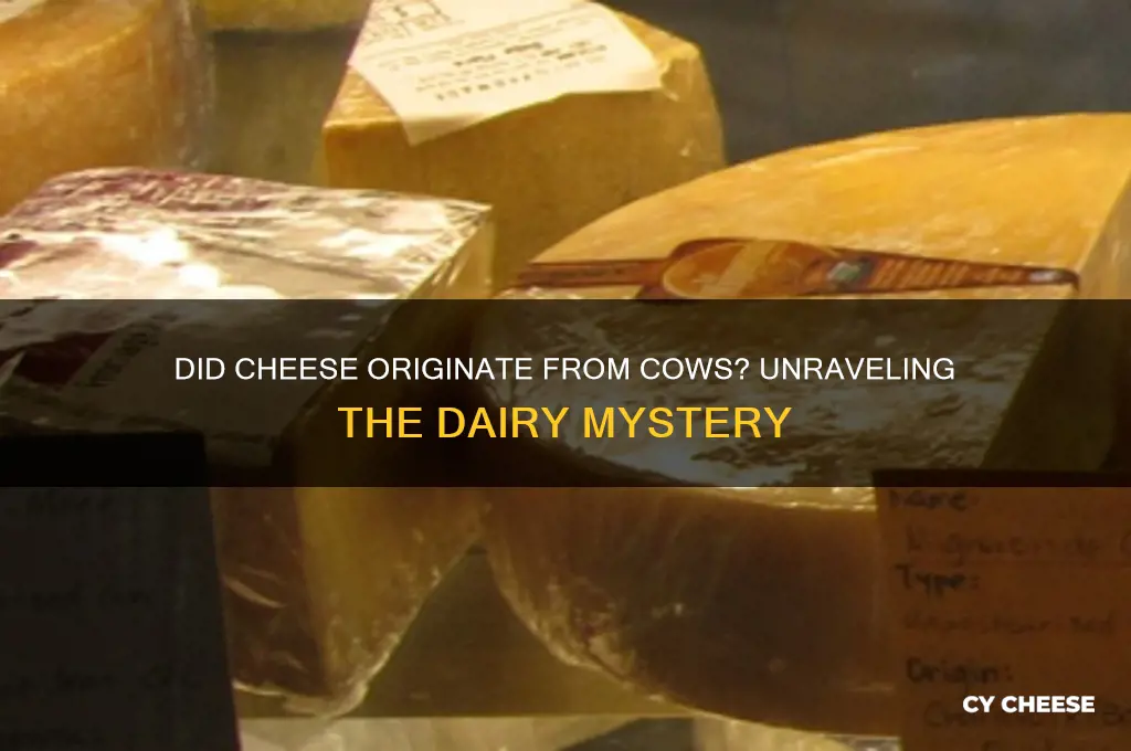 did cheese come from cows