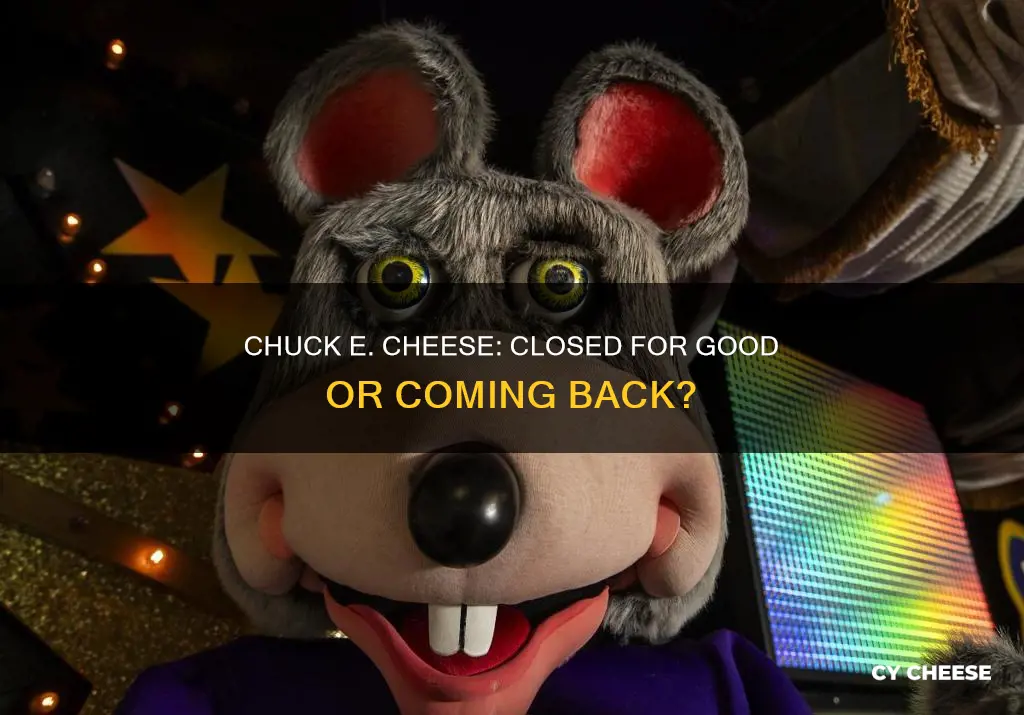 did chuck e cheese close