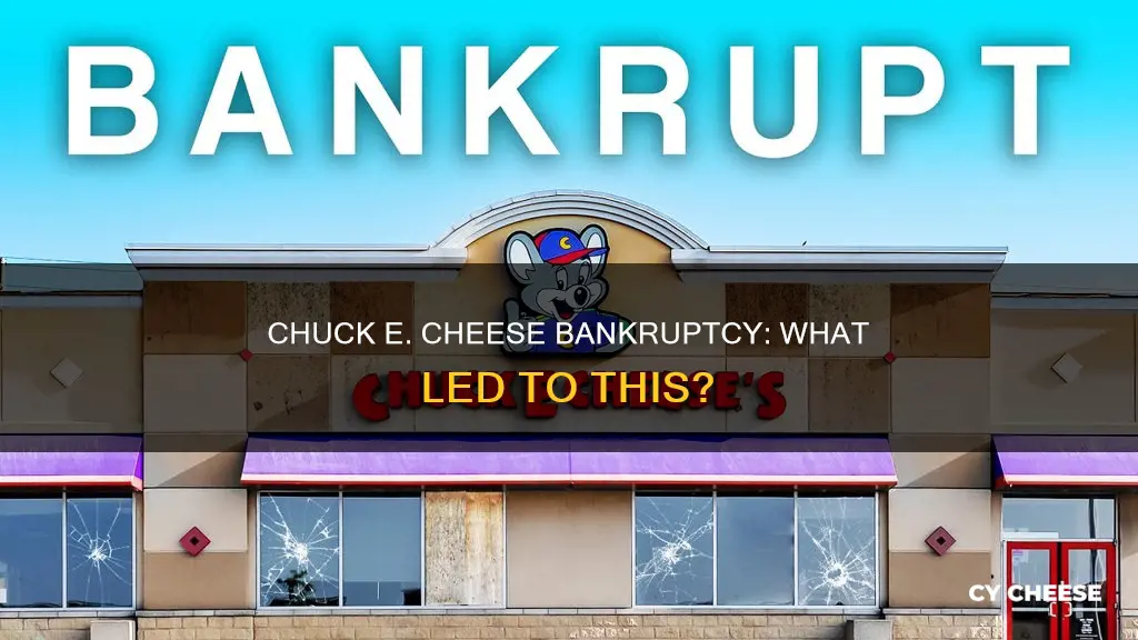 did chuck e cheese file for bankruptcy