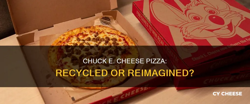 did chuck e cheese recycle their pizza