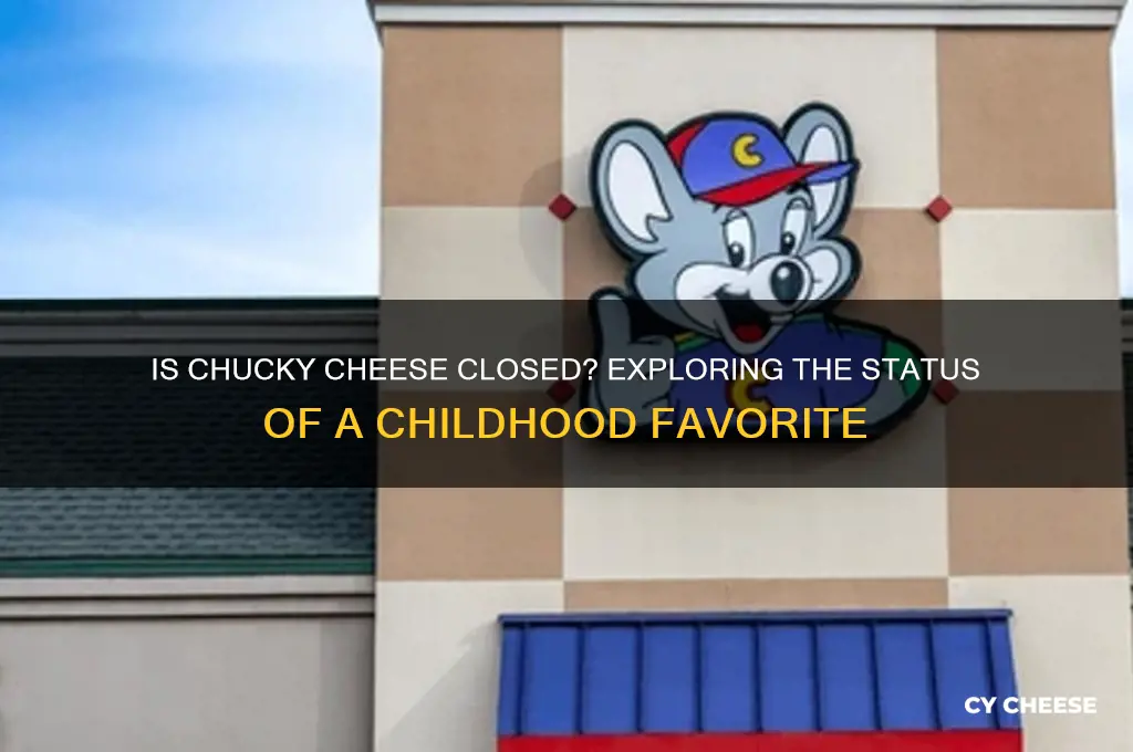did chucky cheese close