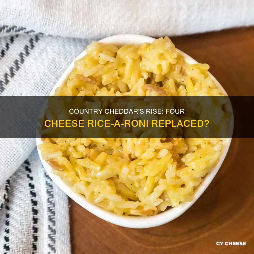 did country chedder replace four cheese rice a roni