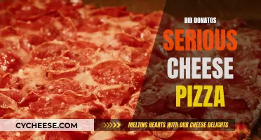 Donatos' Serious Cheese Pizza: A Cheesy, Delicious Adventure