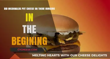 McDonald's Original Burger: Did It Have Cheese?