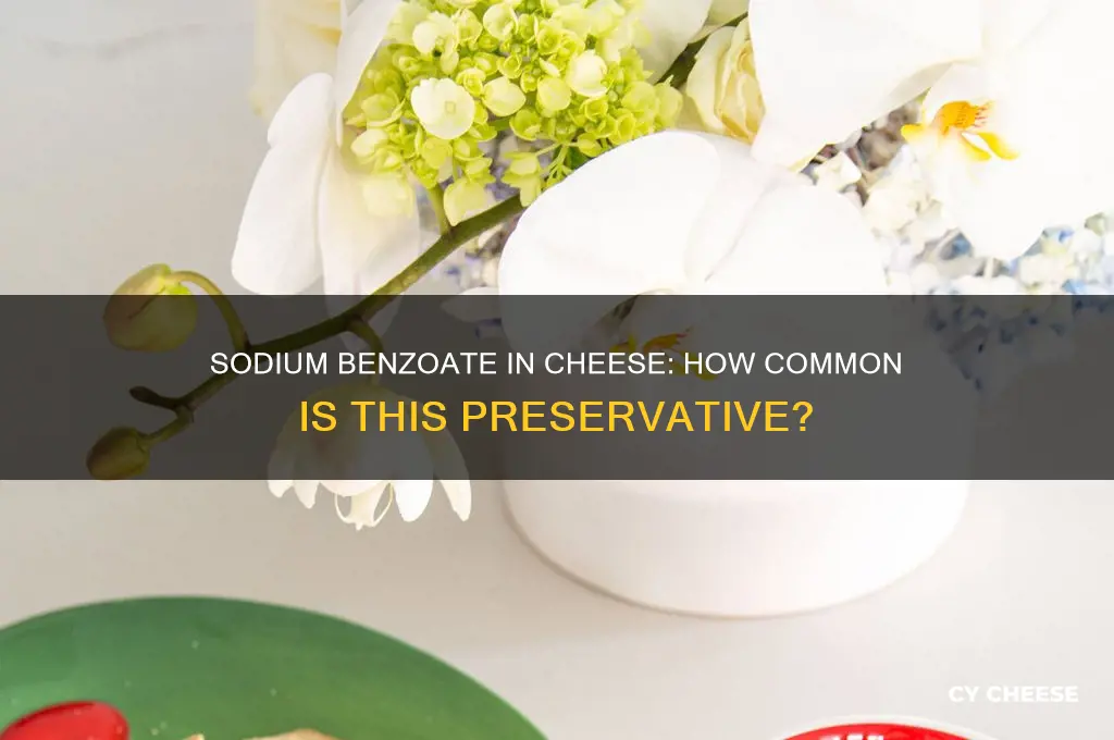 do a lot of cheeses have sodium benzoate