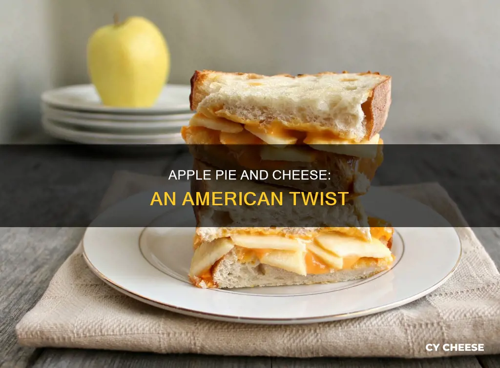 do americans put cheese on apple pie