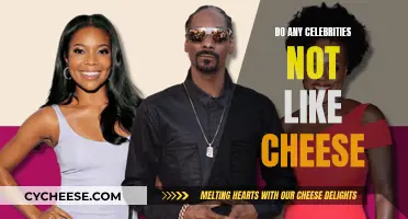 Celebrities Who Are Not Fans of Cheese