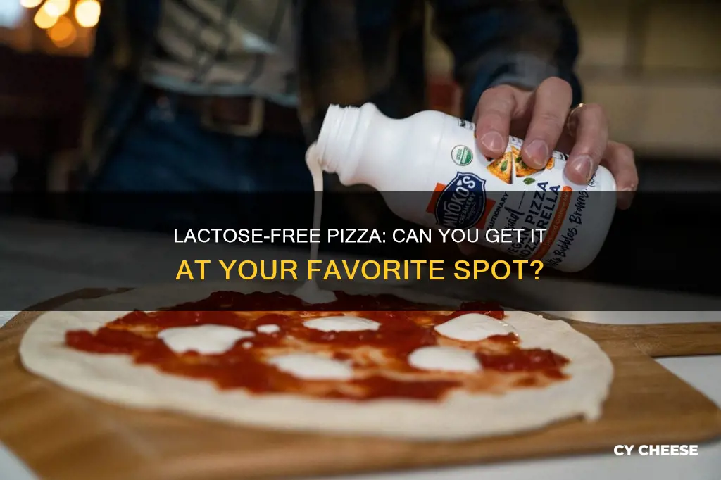 do any pizza places have lactose free cheese