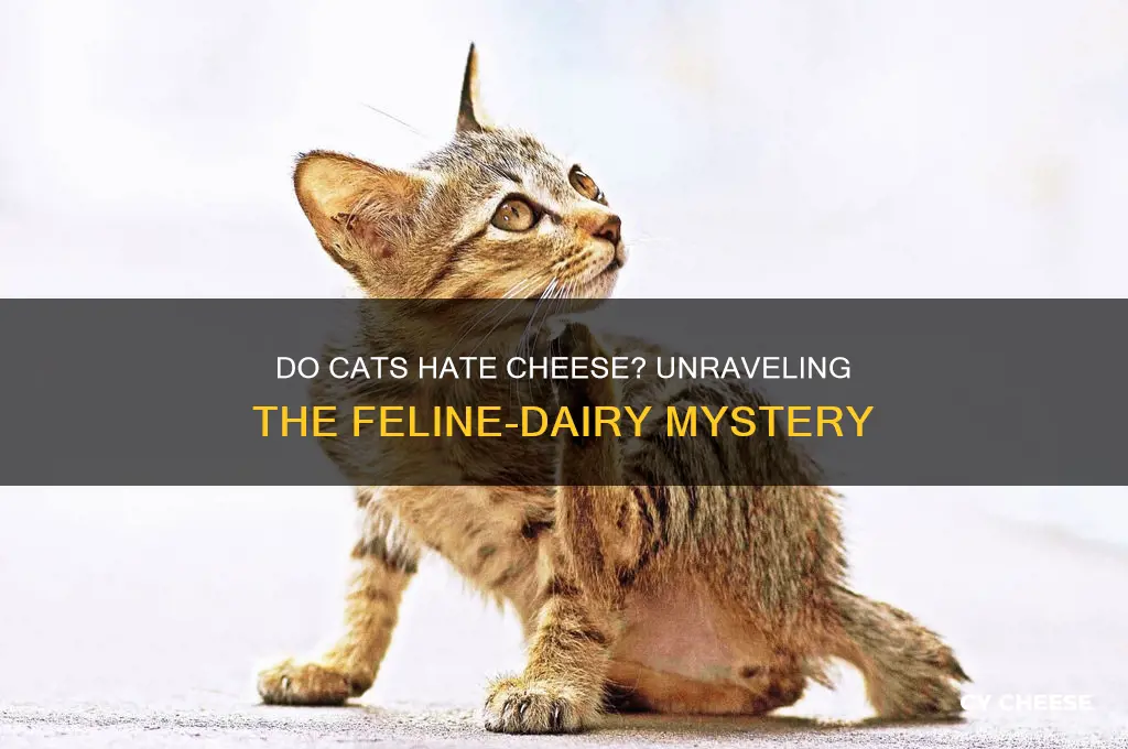 do cats hate cheese