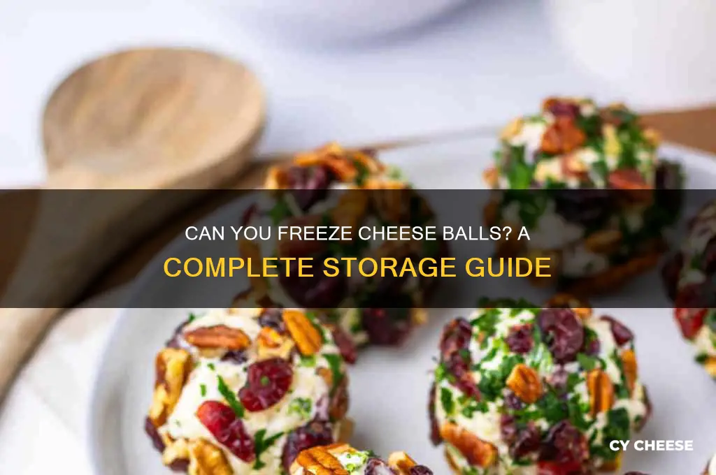 do cheese balls freeze well